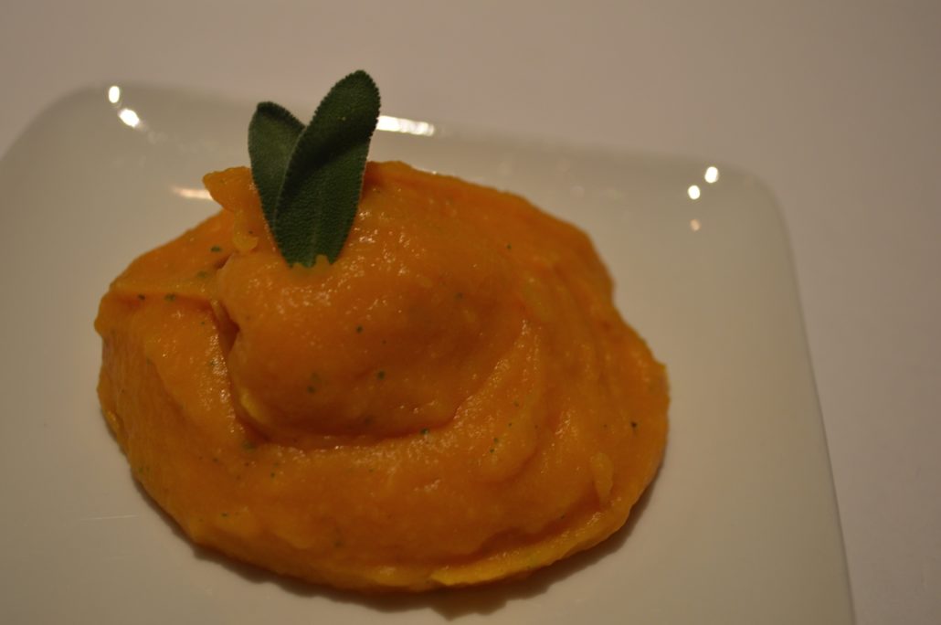 Pureed Butternut Squash with Sage.