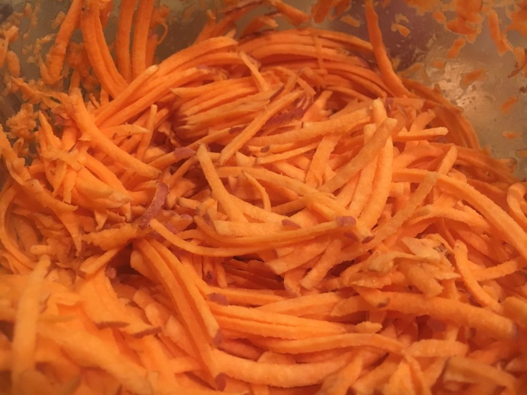 grated-sweet-potatoes