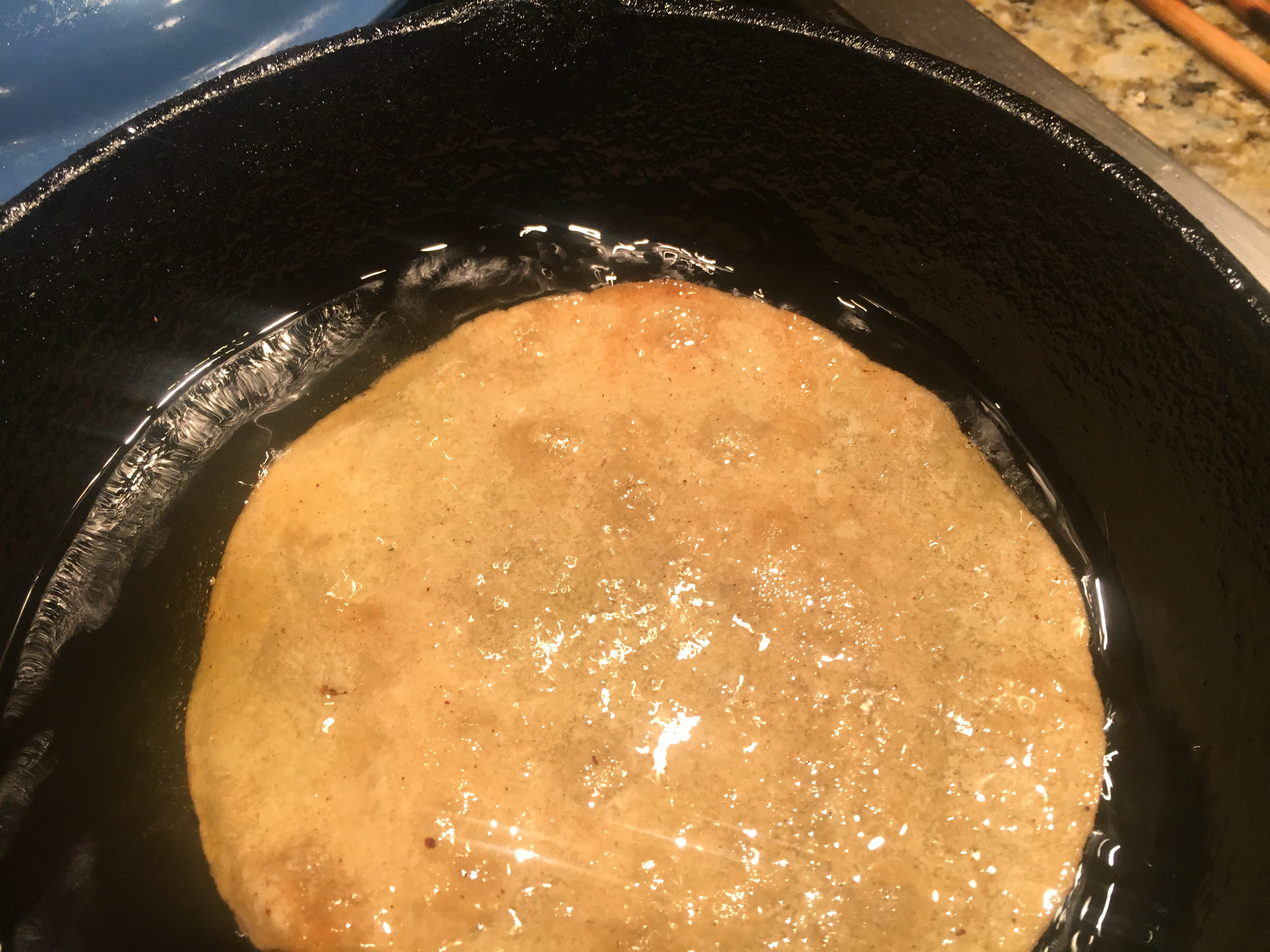 Frying Tortilla