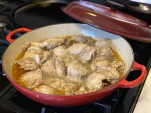 Mexican Shredded Chicken (Always Hungry p. 241)