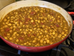 Chana Masala (Curried Chickpeas)