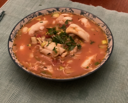 Chef Dawn's Manhatten Clam Chowder