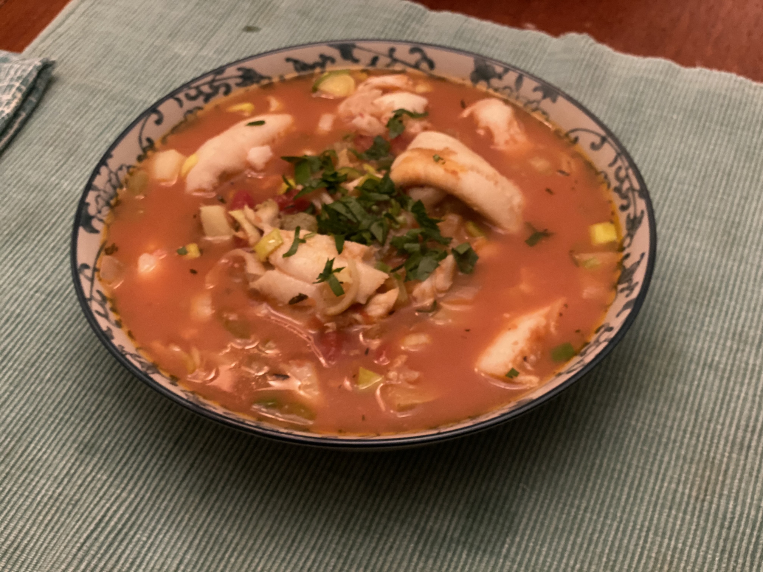 Chef Dawn's Manhatten Clam Chowder Chef Dawn's Manhatten Clam Chowder