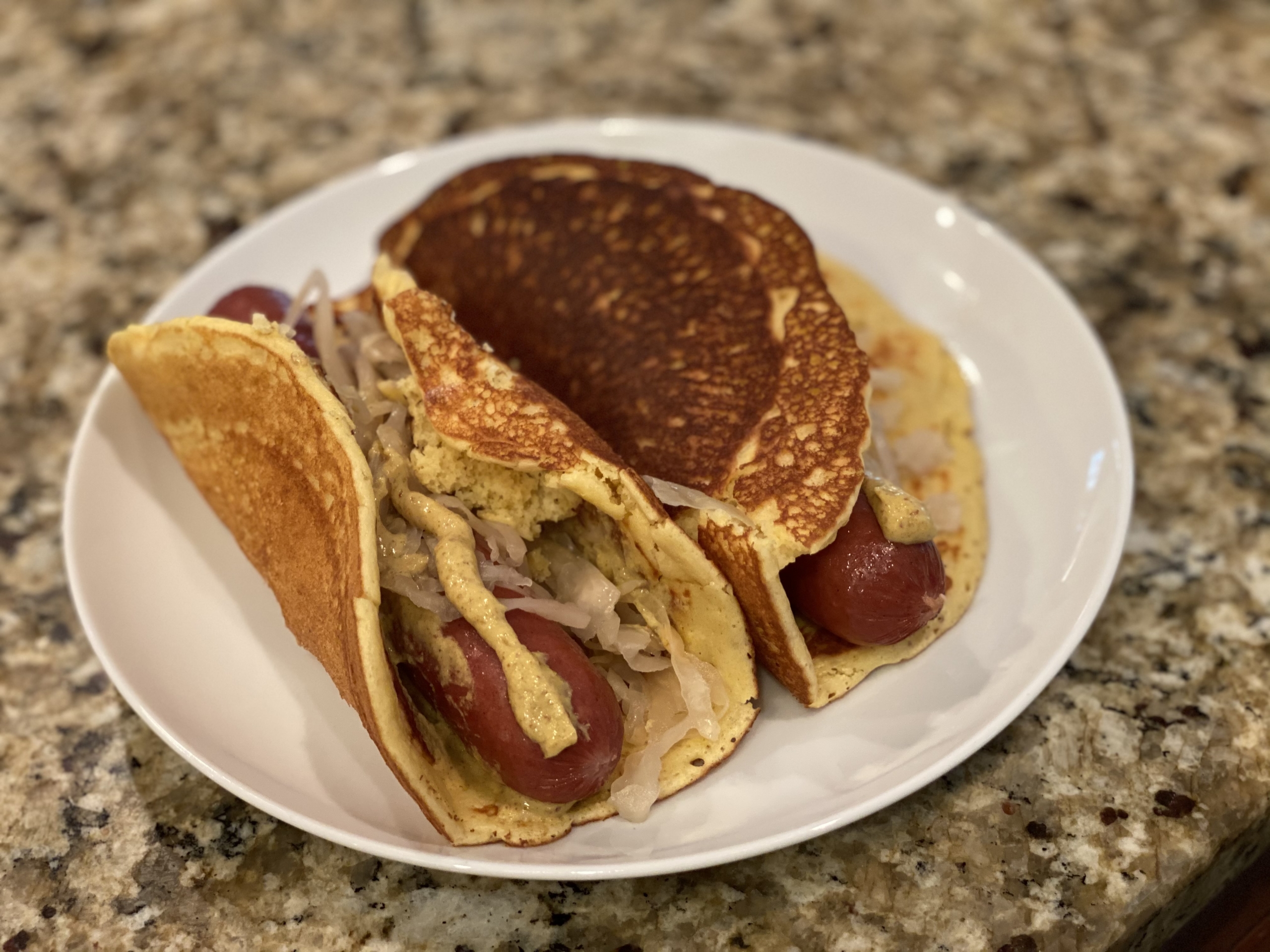 Savory Low-Carb Pancakes (Hot Dog Bun Replacement)-image